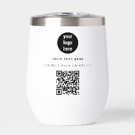 QR Code Business Logo Modern minimalistisch bedrij