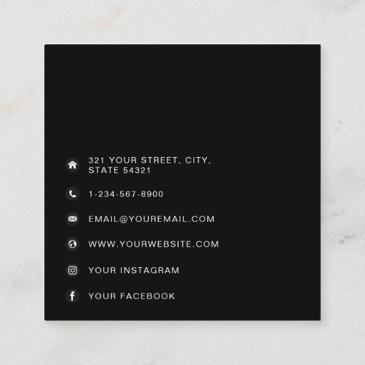 QR Code Business Logo Modern minimalistisch bedrij Contactkaartje