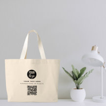 QR Code Business Logo Modern minimalistisch bedrij