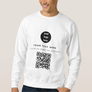 QR Code Business Logo Modern minimalistisch bedrij Trui