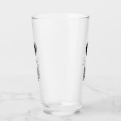 QR Code Business Logo Modern minimalistisch Glas (Rechts)