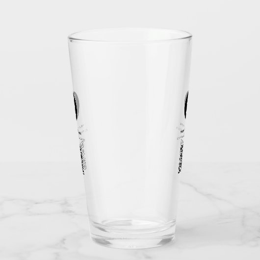 QR Code Business Logo Modern minimalistisch Glas (Rechts)