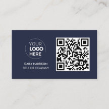 QR Code Business Logo | Moderne marineberoepen