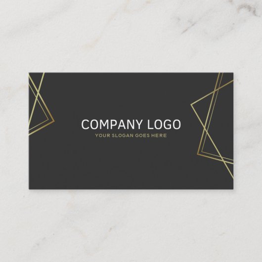 QR Code Business Logo Moderne Professional Visitekaartje (Voorkant)