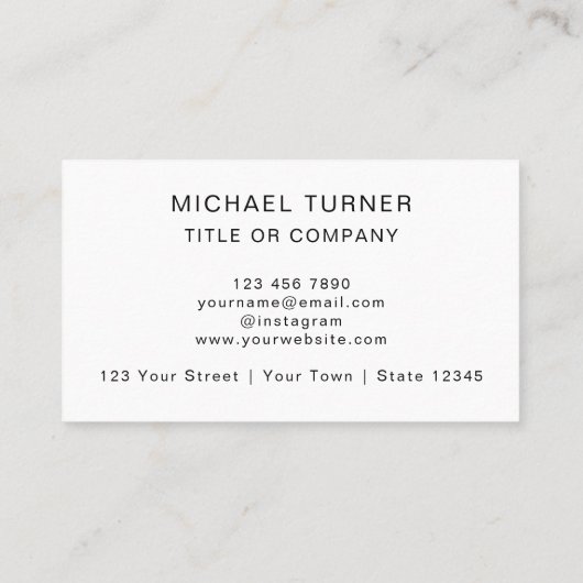 QR Code Business Logo Moderne Professional Visitekaartje (Achterkant)