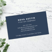 QR Code Business Logo Professional Modern Blauw Visitekaartje