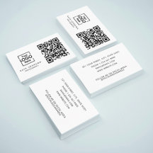 QR Code Business Logo Professional Modern Wit