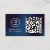 QR Code Business Logo | Professioneel & modern Visitekaartje (Voorkant)