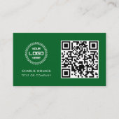QR Code Business Logo | Professioneel & modern Visitekaartje (Voorkant)