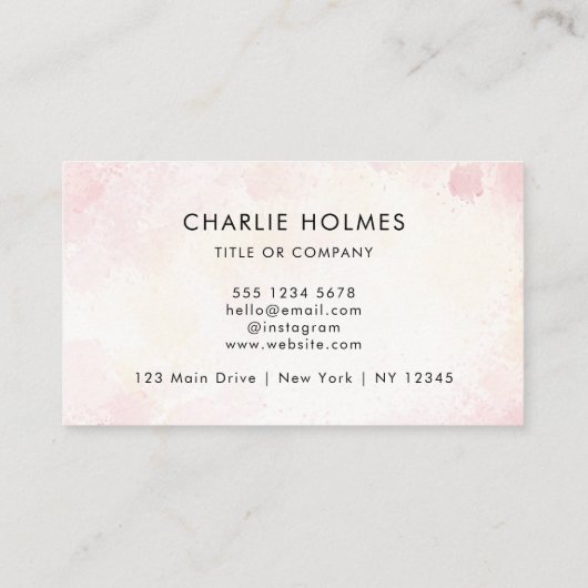 QR Code Business Logo | Professioneel & modern Visitekaartje (Achterkant)