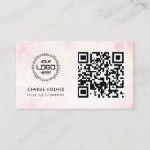 QR Code Business Logo | Professioneel & modern Visitekaartje (Voorkant)