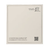 QR Code Business Logo Promotion-laptop Notitieblok (Voorkant)