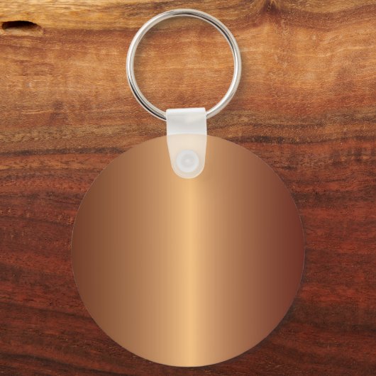 QR Code Business Logo Promotional Gold Sleutelhang Sleutelhanger (Achterkant)