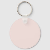 QR Code Business Logo Sleutelhanger | Blush roze (Achterkant)