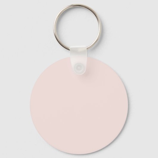 QR Code Business Logo Sleutelhanger | Blush roze (Achterkant)