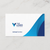 QR Code Business Logo Stijlvol Modern Professional Visitekaartje (Achterkant)