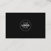 QR Code Business Logo Verbind met ons Minimalist Visitekaartje (Achterkant)