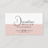 QR Code Business Logo Visitekaartje (Achterkant)