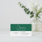 QR Code Business Logo Visitekaartje (Staand voorkant)