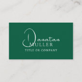 QR Code Business Logo Visitekaartje (Achterkant)