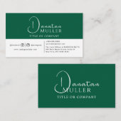 QR Code Business Logo Visitekaartje (Voorkant / Achterkant)