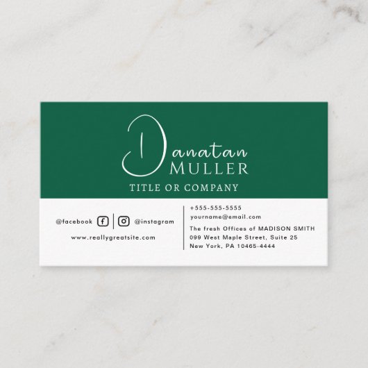 QR Code Business Logo Visitekaartje (Voorkant)