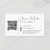 QR Code Business Logo Visitekaartje (Voorkant)