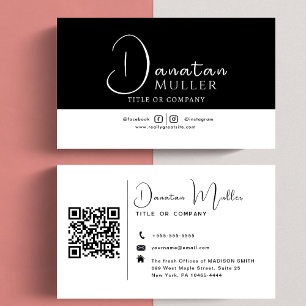 QR Code Business Logo Visitekaartje