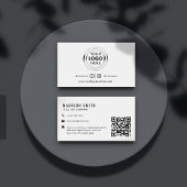 QR Code Business Logo | wit Visitekaartje