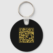 QR Code Business Name Promo Keychains Sleutelhanger (Achterkant)