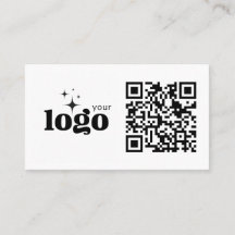 QR Code Business Uw Logo Hier Moderne Sjabloon