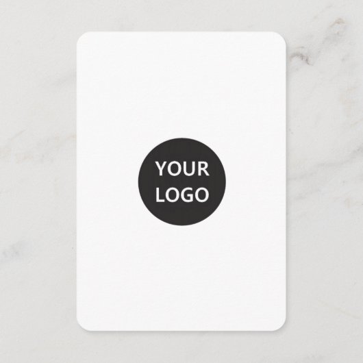 QR Code Business Website Scan Me Social Media Informatiekaartje (Achterkant)