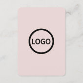 QR Code Business Website Scan Me Social Media Informatiekaartje (Achterkant)