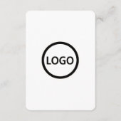 QR Code Business Website Scan Me Social Media Informatiekaartje (Achterkant)