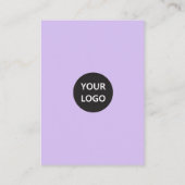 QR Code Business Website Scan Me Social Media Informatiekaartje (Achterkant)