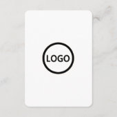 QR Code Business Website Scan Me Social Media Informatiekaartje (Achterkant)