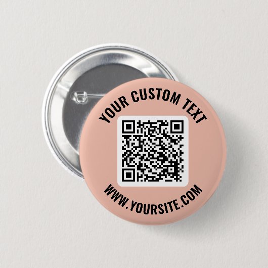 QR-code Button (Voorkant /achterkant)