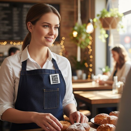 QR-code-Button Vierkante Button 5,1 Cm