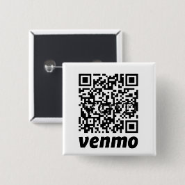 QR-code-Button Vierkante Button 5,1 Cm