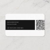 QR CODE CARD VISITEKAARTJE (Achterkant)