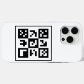 qr-code Case-Mate iPhone case (Achterkant (horizontaal))