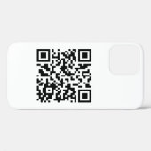 QR-code Case-Mate iPhone Case (Achterkant (horizontaal))