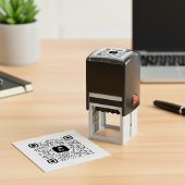 QR Code Cash App Gepersonaliseerde Rubberen Stempe Zelfinktende Stempel