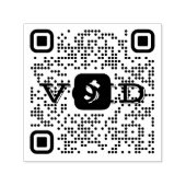 QR Code Cash App Gepersonaliseerde Rubberen Stempe Zelfinktende Stempel (Design)