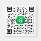 QR Code Cash App Magneet (Voorkant)