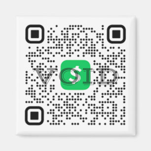 QR Code Cash App-magneet Magneet