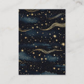 QR code Celestial Midnight Blue Sterren Maan Bruil Informatiekaartje (Achterkant)