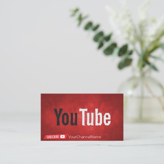 Qr-code | Channel Advertisement Kaart Visitekaartje (Staand voorkant)