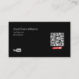 QR-code | Channel Advertisement Kaart Visitekaartje