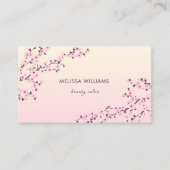QR Code | Cherry Blossom Pink Visitekaartje (Voorkant)